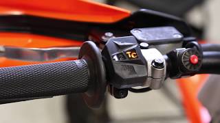 KTM Launch Control Traction Control and Map Switch Explained  Cycle News [upl. by Natanoy132]