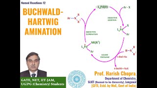 BuchwaldHartwig Amination Reaction  Prepare for GATE JAM NET [upl. by Noonan]