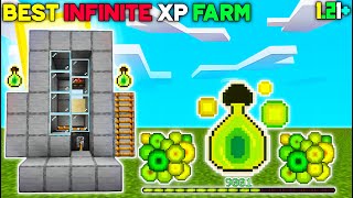 BEST INFINITE XP FARM FOR MINECRAFT POCKET amp BEDROCK 121 2024  FAST amp EASY TUTORIAL FOR BEGINNERS [upl. by Ellehctim]