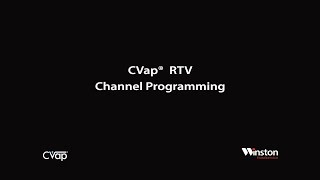 Winston Foodservice  CVap® RTV Channel Programming [upl. by Algernon443]