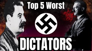 Top 5 Worst Dictators in History in Hindi  MindScribe IQ [upl. by Darrelle]