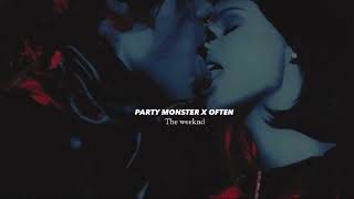 Party monster x often sped up tikok version [upl. by Shaylynn398]