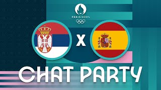 Serbia v Spain  Womens Olympic Basketball Tournament Paris 2024  Chat Party ⚡🏀 [upl. by Chancey783]