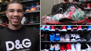 Jayson Tatums Rare Sneaker Collection  Collected  GQ Sports [upl. by Dorisa]