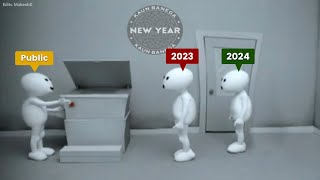 Happy New Year 2024 Funny meme  Edits MukeshG [upl. by Hibbert]