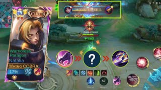 Natalia gameplay MLBB Full Damage 1 Hit build [upl. by Diarmuid]