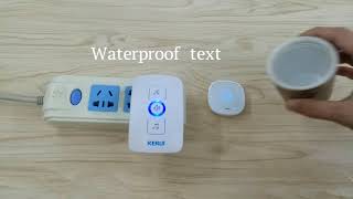 KERUI M525 wireless waterproof doorbellБеспроводный водонепроницаемый дверной звонок KERUI M525 [upl. by Jemy]