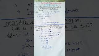 Class10Arithmetic Progression ncertChapter5Ex52Q1011findcommondifference d amp nshorts [upl. by Nemrak]