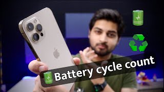 How To Check iPhone Battery Charging Cycle Count in Hindi  Mohit Balani [upl. by Nywde]