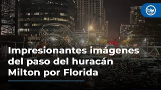 Impresionantes imágenes del paso del huracán Milton por Florida [upl. by Curkell330]