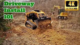 How To Build A Gravel Road on Unstable Ground Part 1 of 10 [upl. by Tarfe]