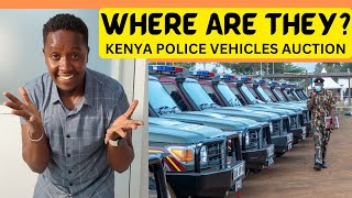 KENYA POLICE VEHICLES AUCTION Where are the CARS [upl. by Nerak]