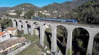 Ligne ferroviaire NiceVintimilleCuneo [upl. by Aiksas]