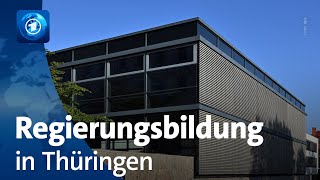 Thüringen Koalitionssuche nach Landtagswahl [upl. by Ongineb]