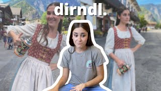 I Made a German Dirndl Dress Making DIY [upl. by Derag288]