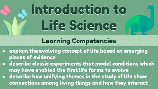 Introduction to Life Science  Origin of Life  Historical Development of the Concept of Life [upl. by Mandell325]