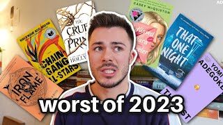 the WORST books i read in 2023 of the 200 i read [upl. by Estell]