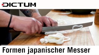 Formen japanischer Messer und ihre Verwendung  Japanmesser erklärt [upl. by Yelyab]