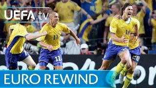 EURO 2004 highlights Sweden 11 Italy [upl. by Prudence]