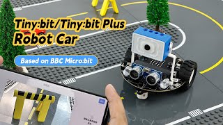 Yahboom TinybitTinybit Plus smart car compatible with Microbit V215 [upl. by Neoma]