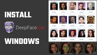 Installing quotDeepFaceLivequot  Python application on Windows 11 2024 Update [upl. by Siravrat]