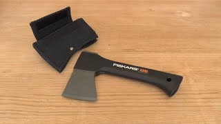 Fiskars X5 camping axe review [upl. by Odlanyar]