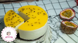 🍰 Passion Fruit Mousse Cake No Baked TIKTOK FOOD Recipe  KN Home 14 [upl. by Calica]