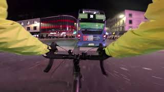 Sauchiehall Street Stramash Cycling December 2024 in Glorious 4K [upl. by Clements961]