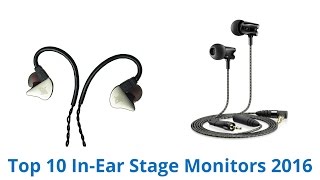 10 Best InEar Stage Monitors 2016 [upl. by Yatnuahc]