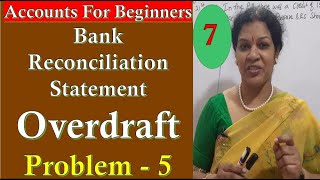 48 quotBank Reconciliation Statement  Overdraft Problem quot From Financial Accounting [upl. by Tennos]