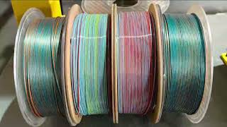 2 colors 3D printer filament extrusion line [upl. by Ralina]