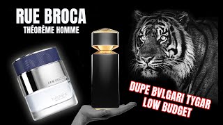 REVIEW RUE BROCA THEOREME POUR HOMME  DUPE BVLGARI TYGAR LOW BUDGET [upl. by Zach600]