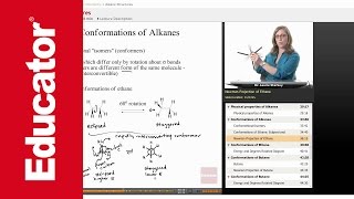 Conformations of Alkanes  Organic Chemistry [upl. by Amick]