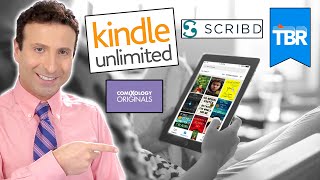 BEST EBOOK SUBSCRIPTION SERVICES HONEST REVIEW  Kindle Unlimited TBR Scribd Comixology [upl. by Marcelle409]