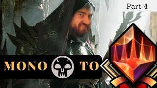 JUST PLATINUM THINGS Mono Black Standard MTG Arena Deck to Mythic part 4 [upl. by Malek]