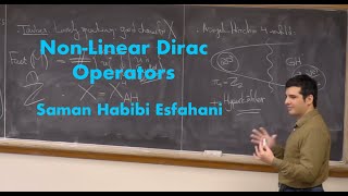 Saman Habibi Esfahani NonLinear Dirac Operators [upl. by Anaujik844]