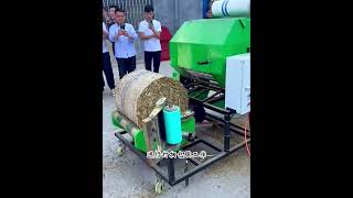 Silage Baling and Wrapping Machine youtube youtubeshorts [upl. by Anoiuq274]