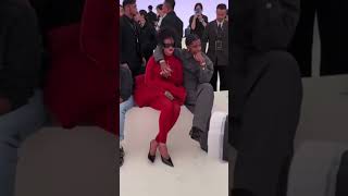 Rihanna and Asap rocky at moncler fashion viralvideo love music spotify [upl. by Nhar]