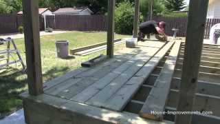 How To Build A Deck  3 Decking PostsBorderDecking [upl. by Acebber]