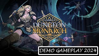 Vambrace Dungeon Monarch  Demo Gameplay Video 2024 PC  RoguelikeCards  First 33 Minutes [upl. by Dygal]