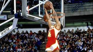 5’7quot Spud Webb Wins NBA Slam Dunk Title  Today in Sports History [upl. by Siocnarf330]