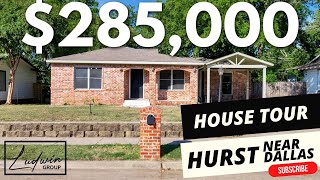 Charming 3Bedroom Home in Hurst with Fresh Updates amp NO HOA MoveIn Ready 309 Terry Rd [upl. by Jaela]