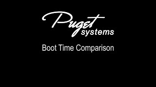 Boot Time Comparison [upl. by Dowdell]