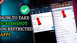 😍How to Take Screenshot on Restricted Apps 2024  Take Screenshot on Protected Apps [upl. by Hanikahs]