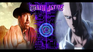 Chuck norris vs saitama mugen  epic battle [upl. by Onofredo294]