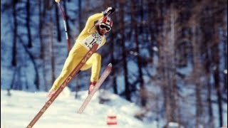 Franz Klammer Olympic Champion 1976 Victory Run Downhill [upl. by Annayt864]