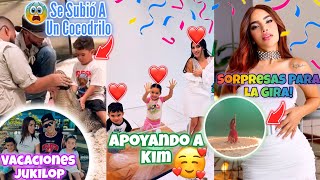 KIMBERLY LOAIZA TIENE VARIAS SORPRESAS PARA LA GIRA😱KIMA Y JUANITO APOYANDO A KIM🥰 [upl. by Hellah210]