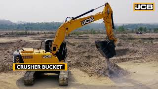 JCB Crusher Bucket Revolutionizing Construction Efficiency [upl. by Varin]