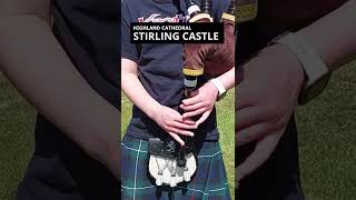 Highland Cathedral on Bagpipes Live at Stirling Castle shorts [upl. by Alwitt]