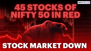 Nifty LIVE I Stock Market Down Today I Why Are Markets Falling I Stock Market Crash LIVE [upl. by Aneloaup]